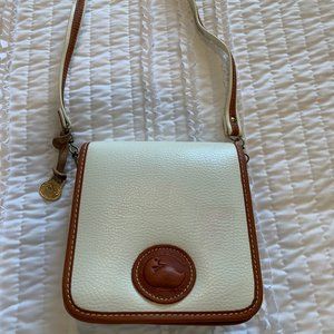 Dooney & Bourke White Leather Crossbody Bag